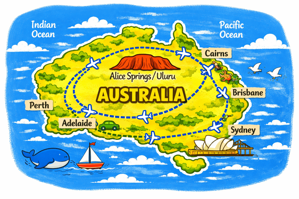 Our travel map