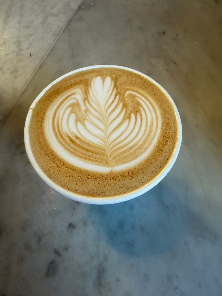 A Flat White Coffee