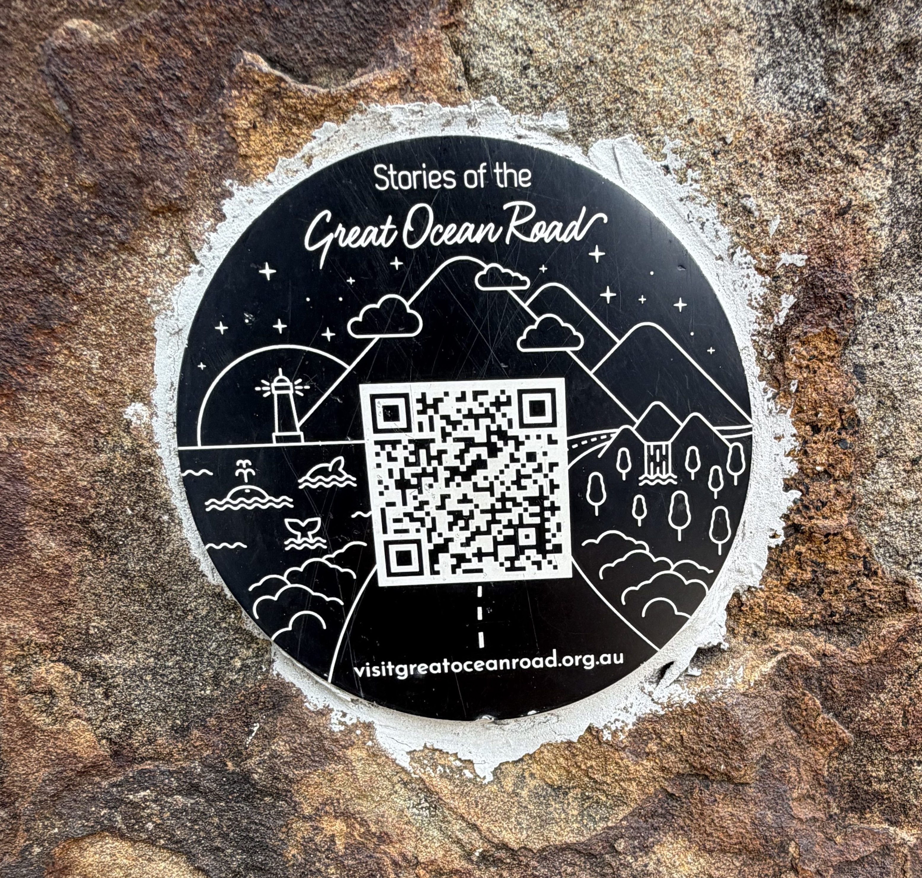 QR Code - The Great Ocean Road archway